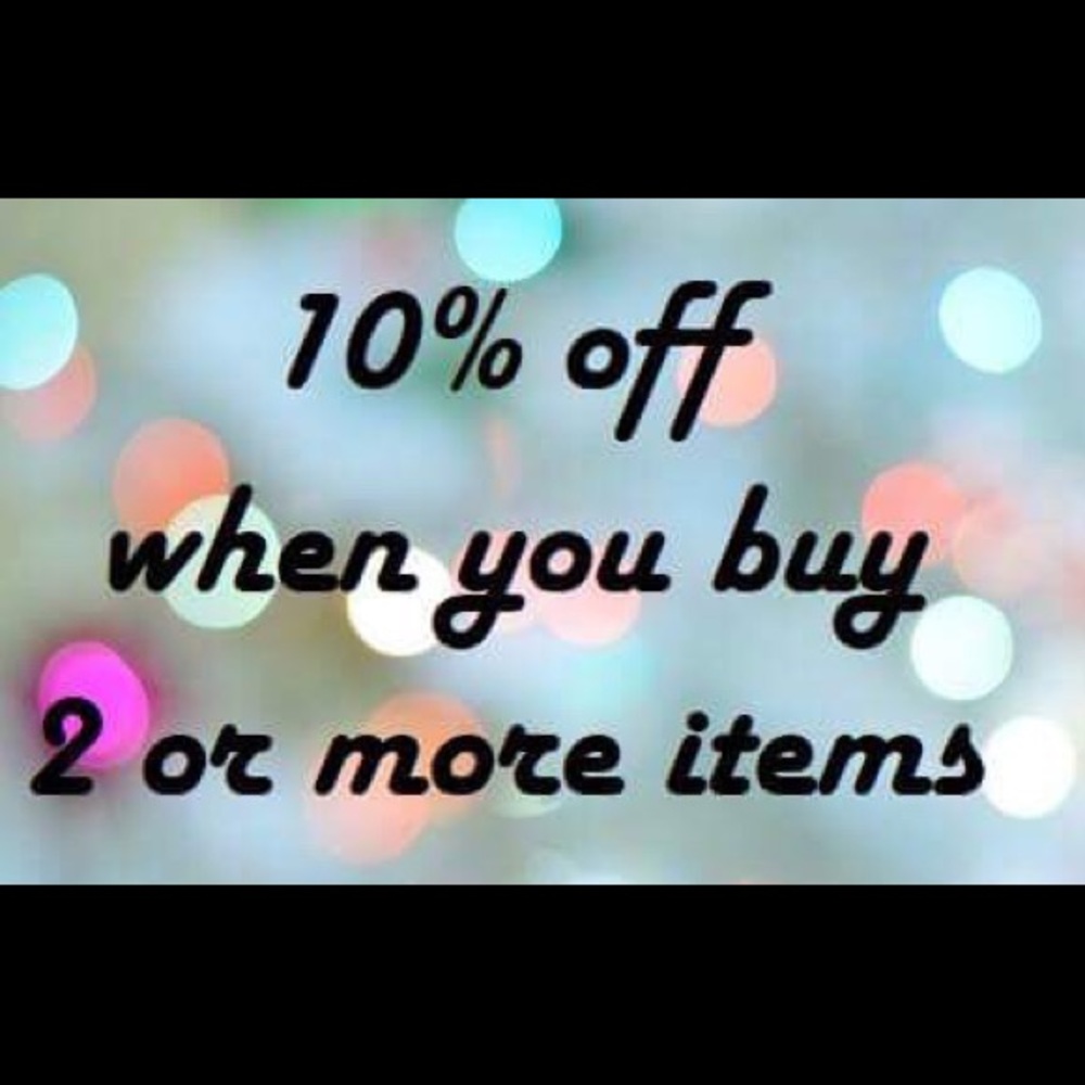 10% off 2 items or more